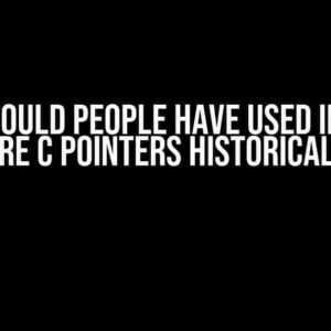 How Could People Have Used Ints to Store C Pointers Historically?